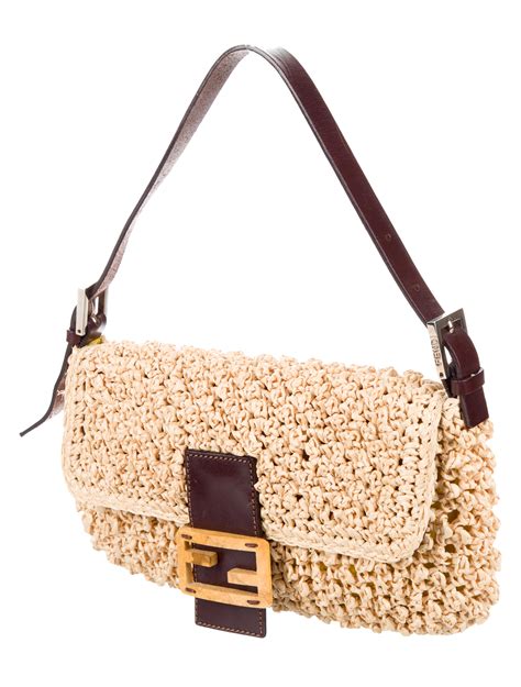 fendi baguette straw|Fendi handbags.